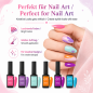 Preview: 10er UV Nagellack Gel Set Rainbow Shine